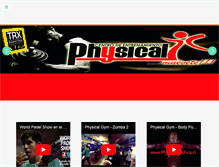 Tablet Screenshot of physicalvaldivia.cl